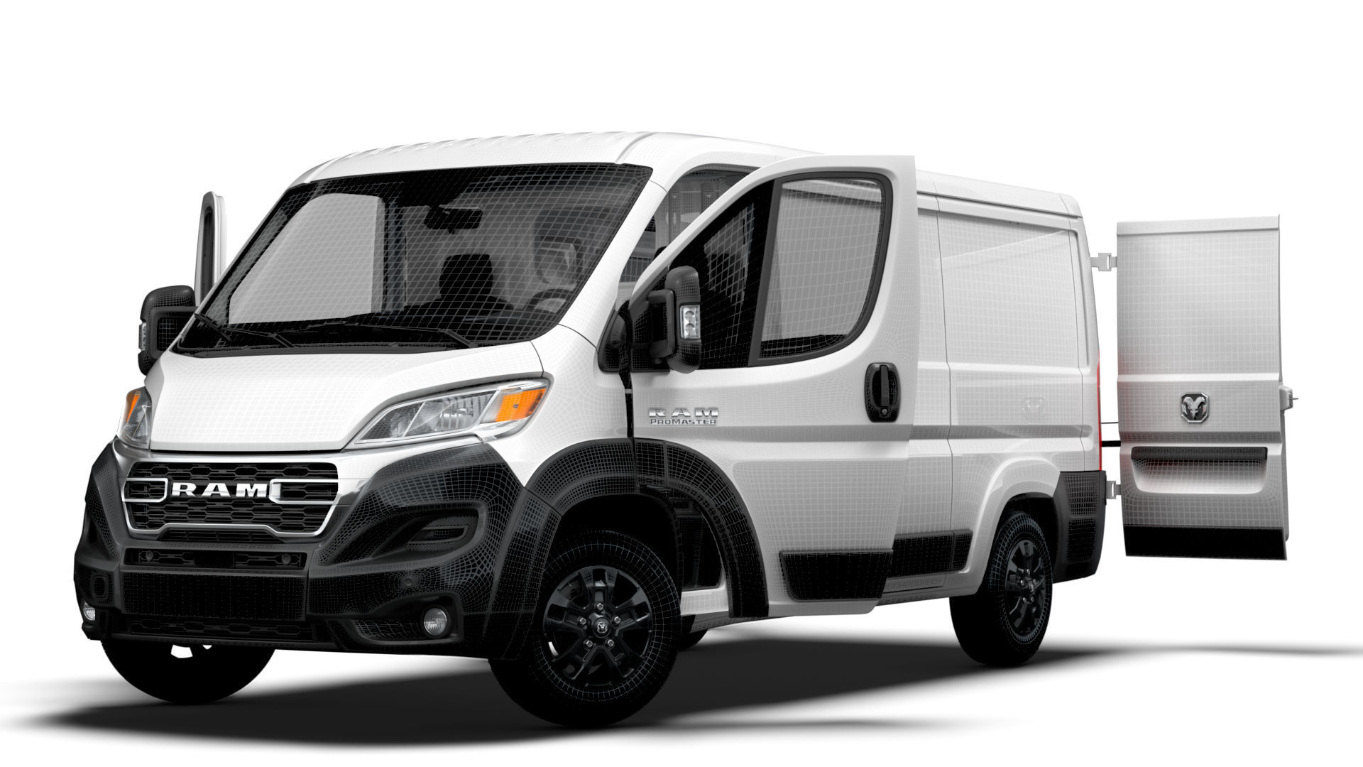 RAM Promaster Van L2H1 HQ Interior 2023 3D model_20