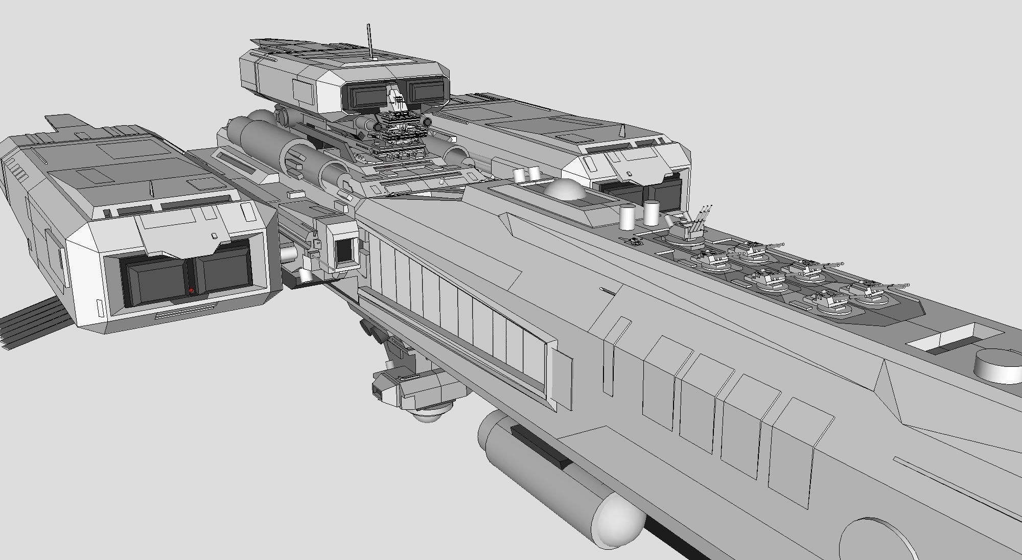 Spaceship-spacecraft-20 3D model_10