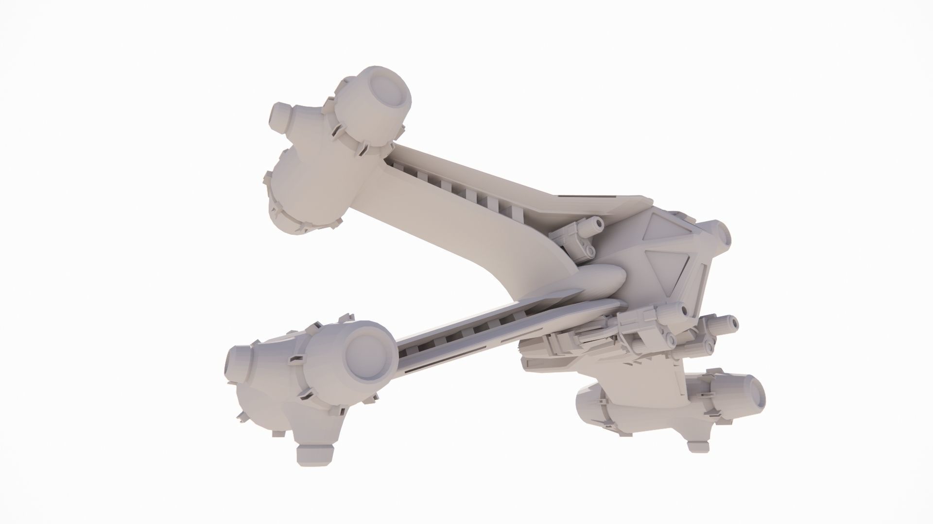 Spaceship-spacecraft-2 3D model_7