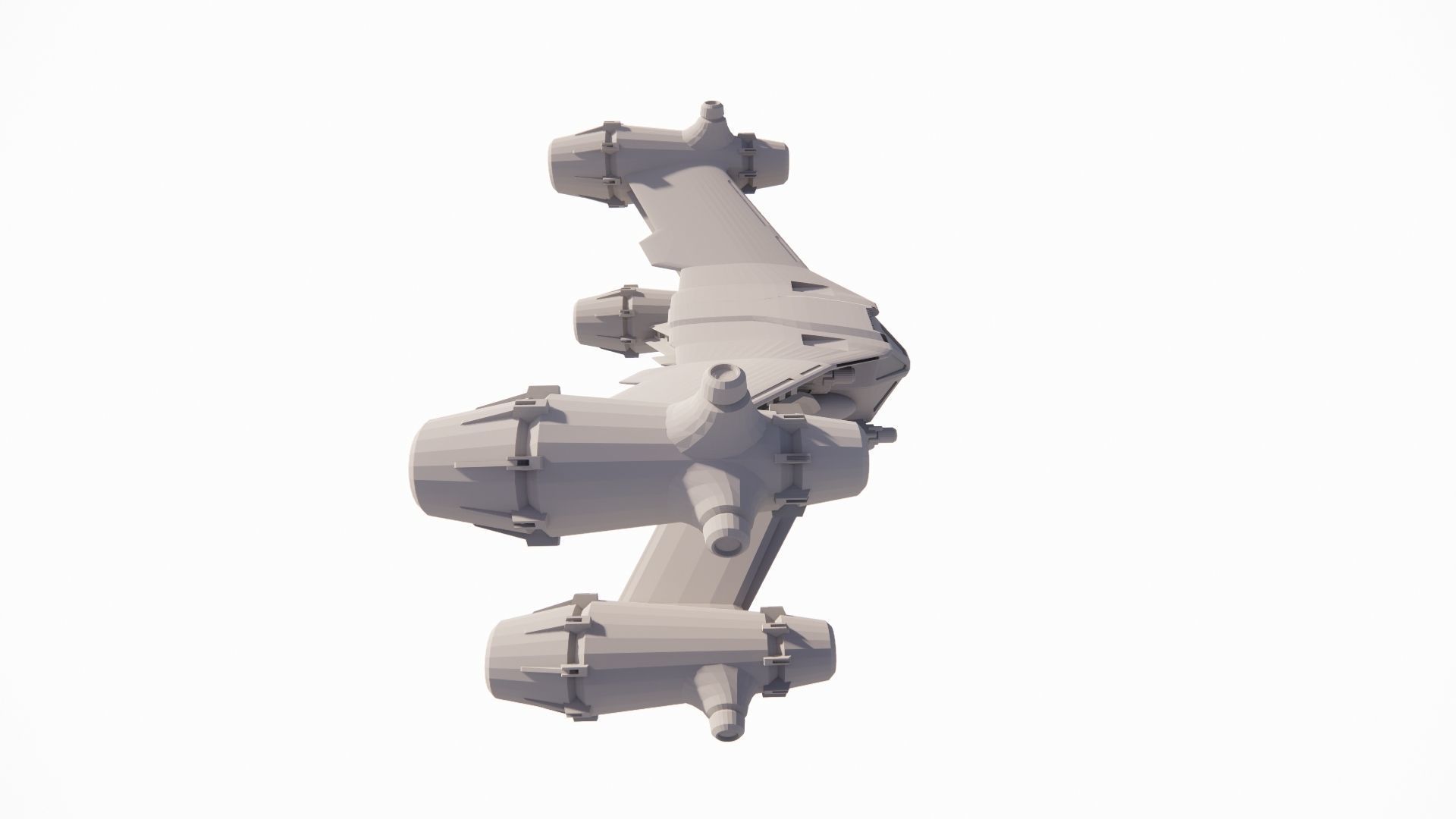 Spaceship-spacecraft-2 3D model_4