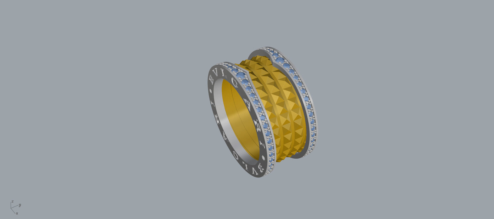 zero ring 3D print model_16