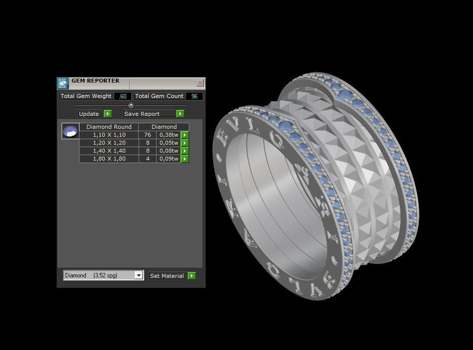 zero ring 3D print model_9