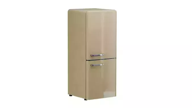 Retro Vintage Fridge Exterior