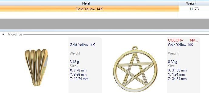 Pentagram Wiccan Star In A Circle Pendant Necklace Charm Jewelry 3D print model_22