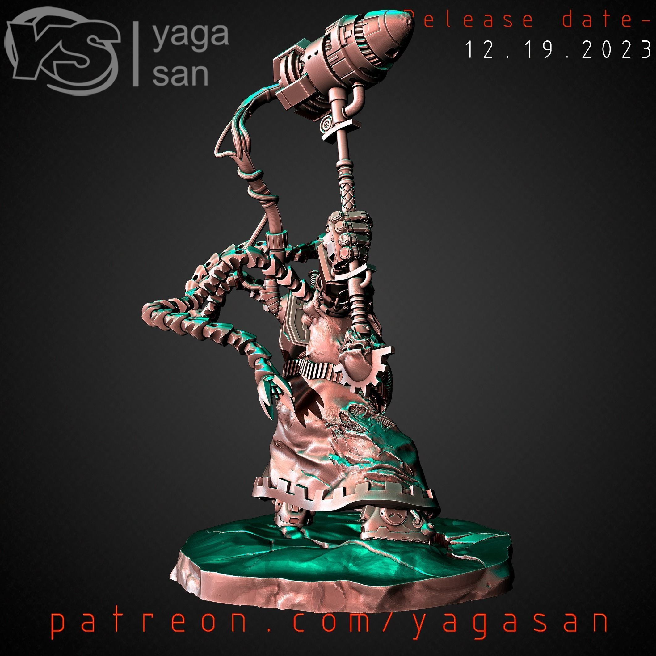 DARK MECHANICUM PALADIN EXECUTIONER 3D print model_3