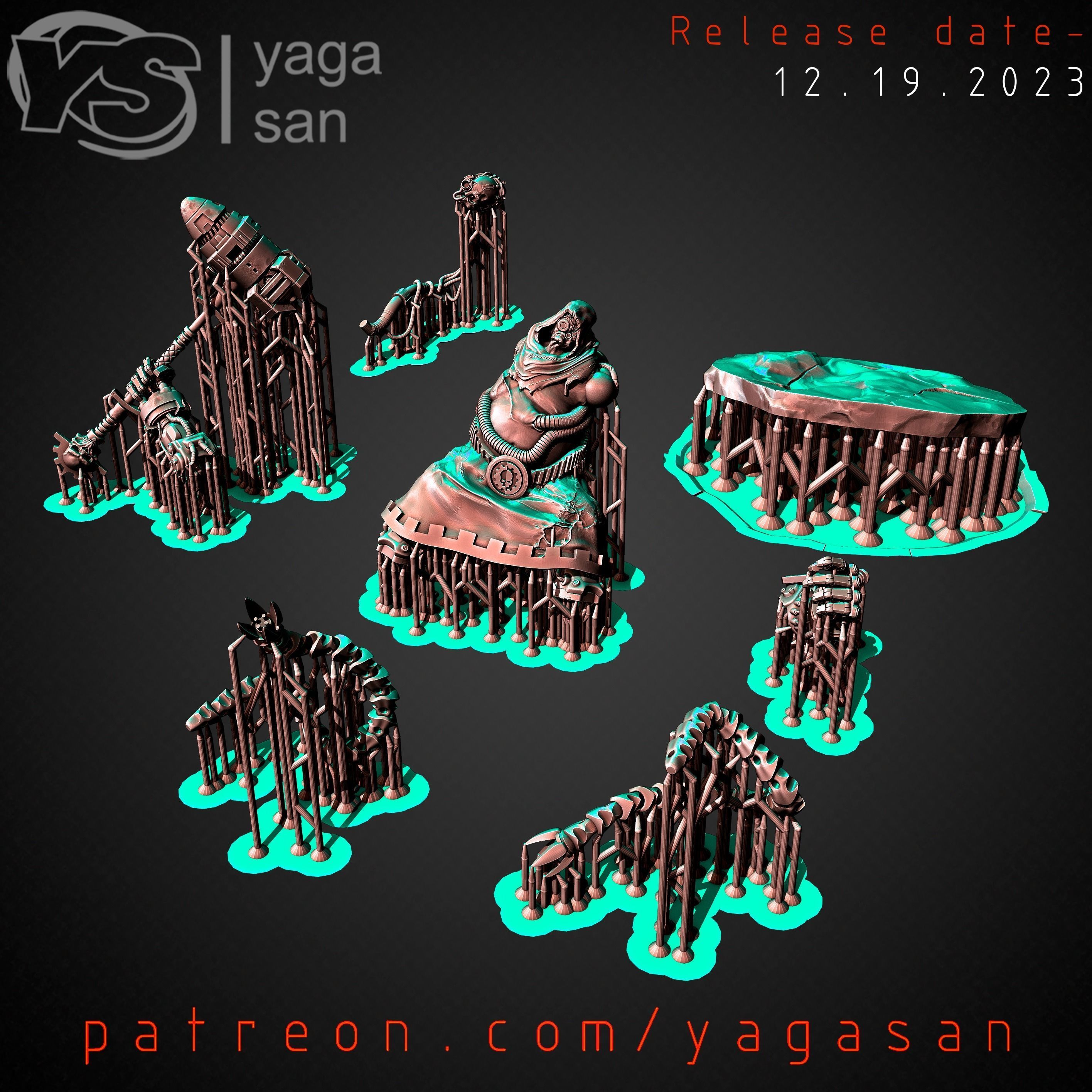 DARK MECHANICUM PALADIN EXECUTIONER 3D print model_8