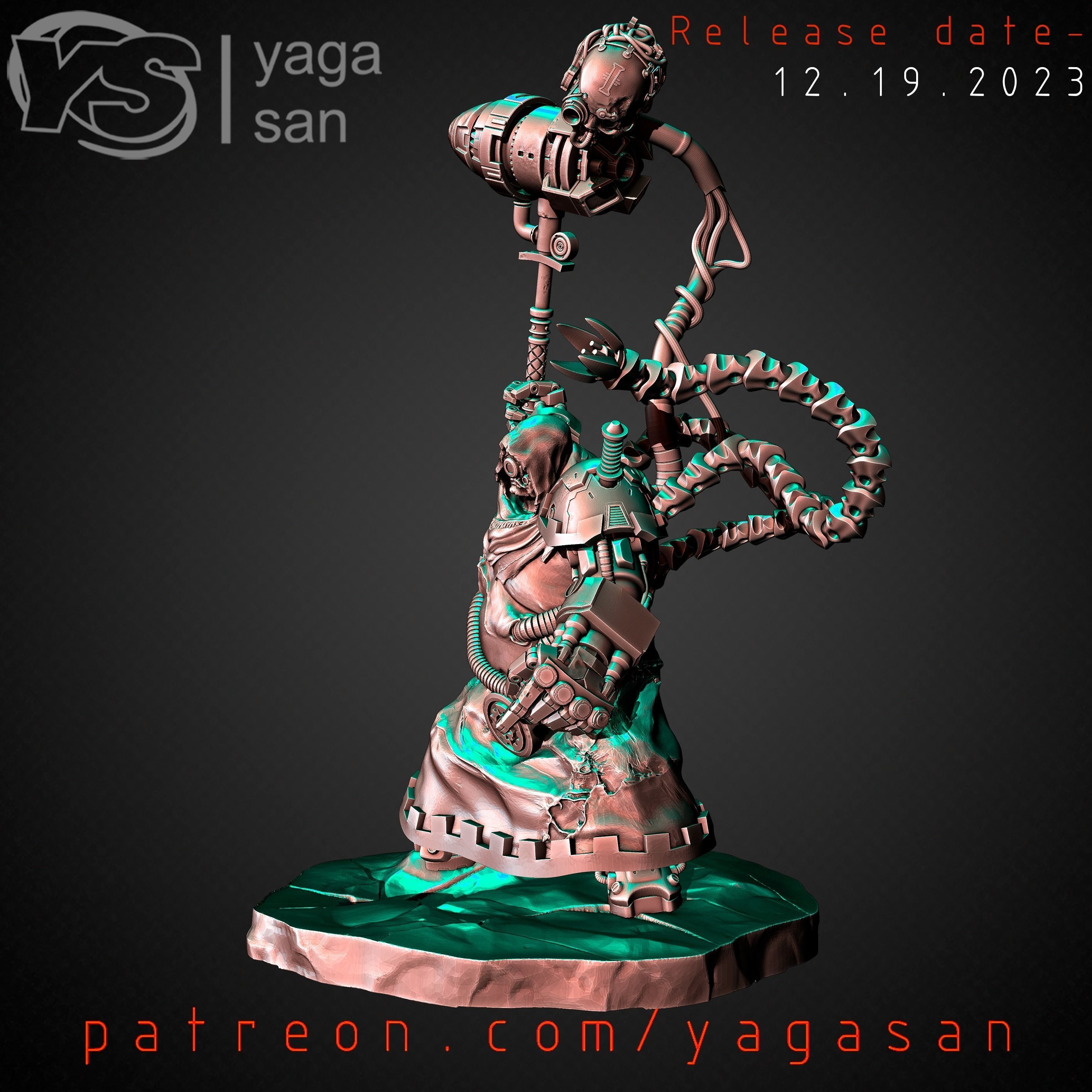 DARK MECHANICUM PALADIN EXECUTIONER 3D print model_7