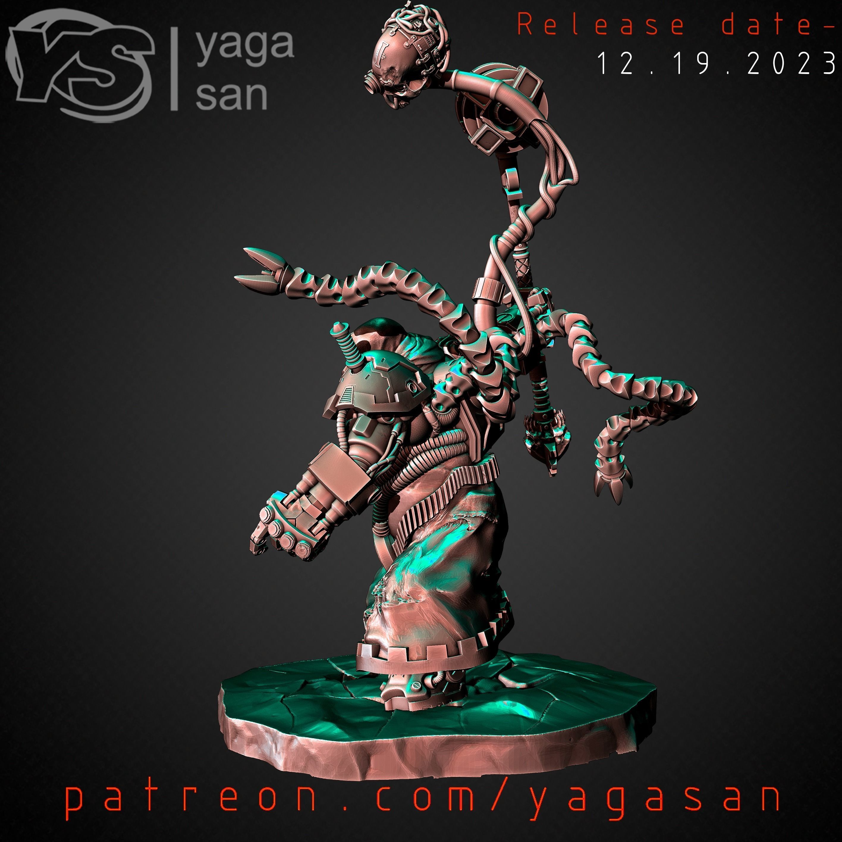 DARK MECHANICUM PALADIN EXECUTIONER 3D print model_6