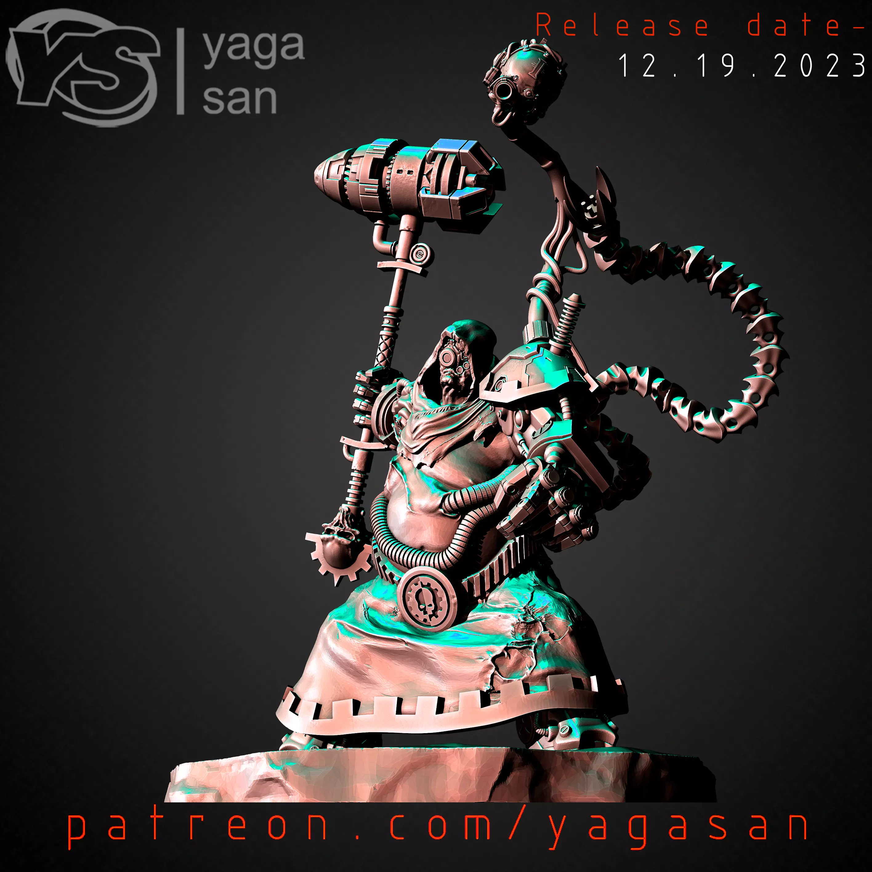 DARK MECHANICUM PALADIN EXECUTIONER 3D print model_0