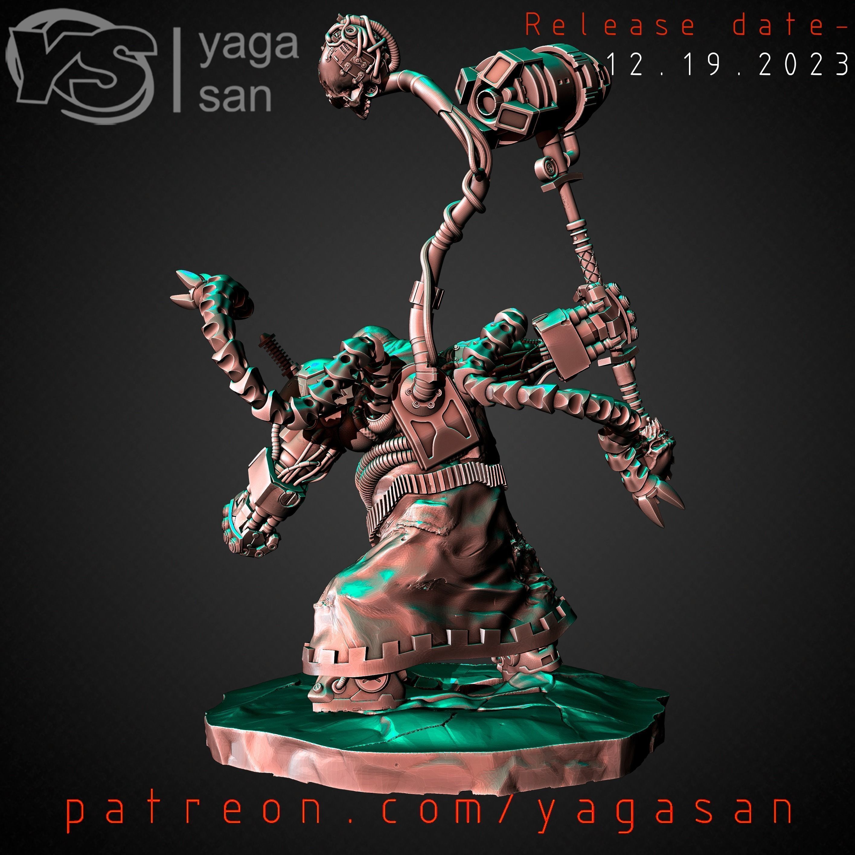 DARK MECHANICUM PALADIN EXECUTIONER 3D print model_5