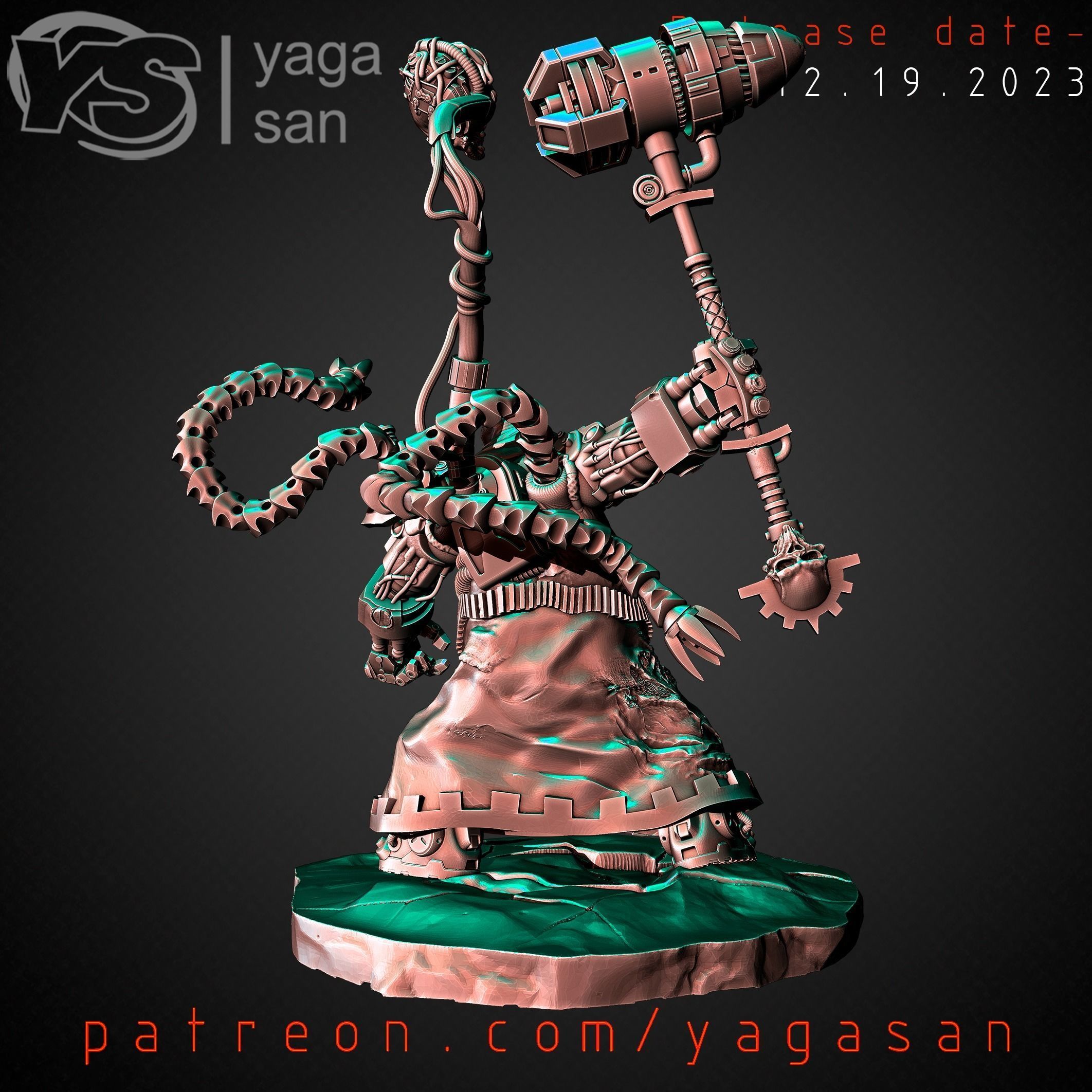 DARK MECHANICUM PALADIN EXECUTIONER 3D print model_4