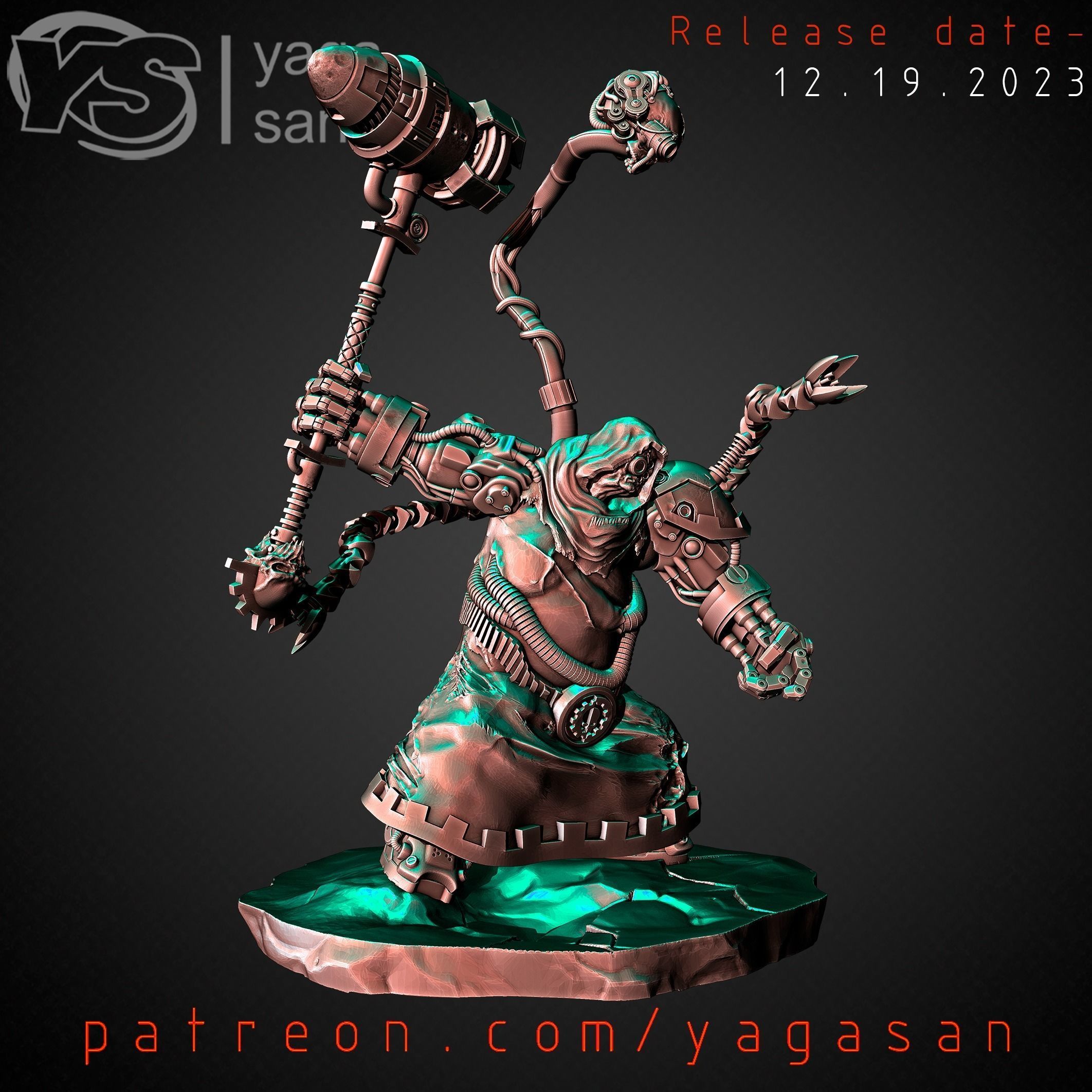 DARK MECHANICUM PALADIN EXECUTIONER 3D print model_1