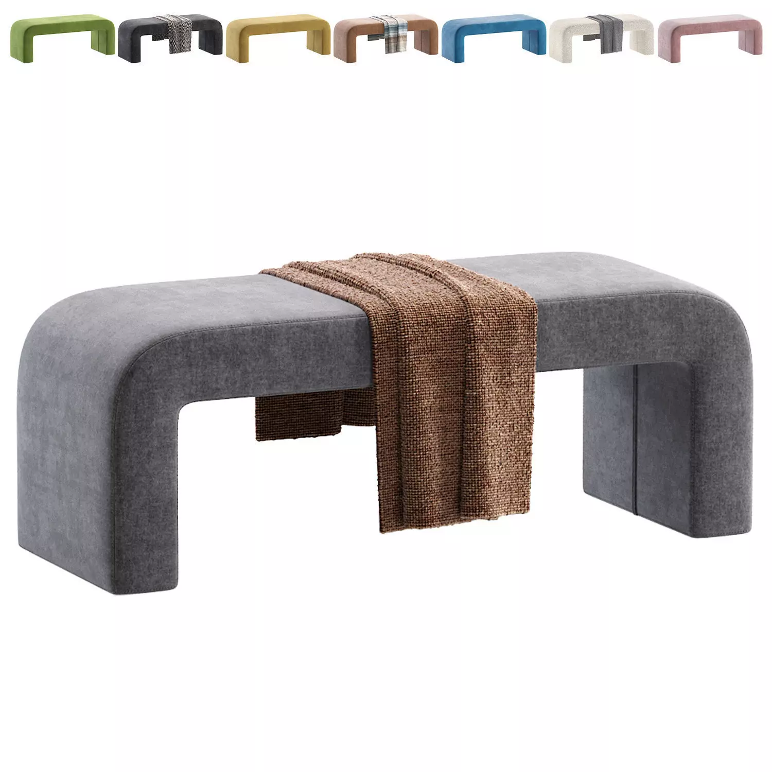 Banquette Rint 3D model_0