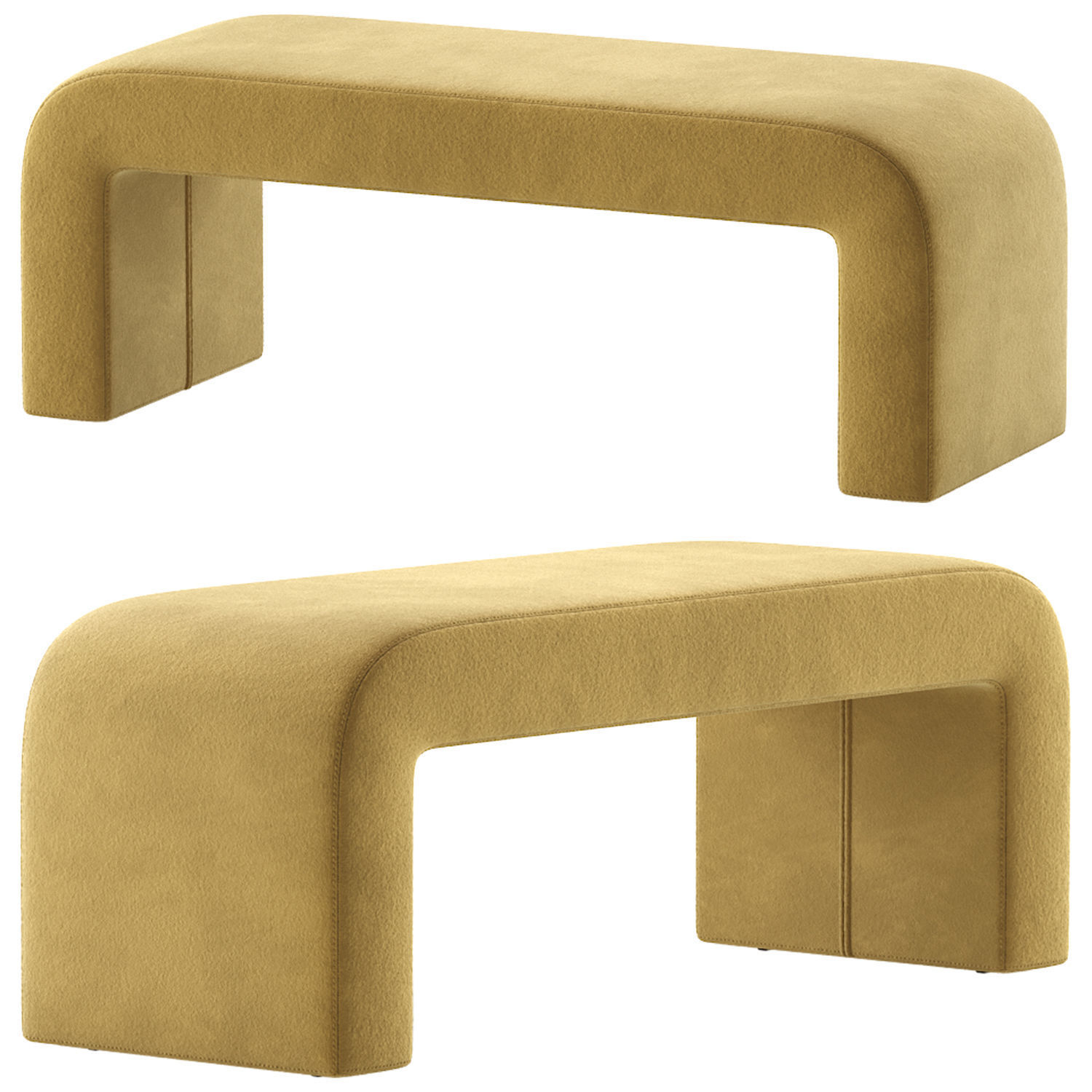 Banquette Rint 3D model_1