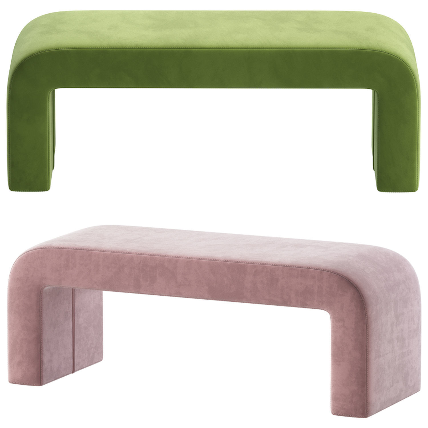 Banquette Rint 3D model_5