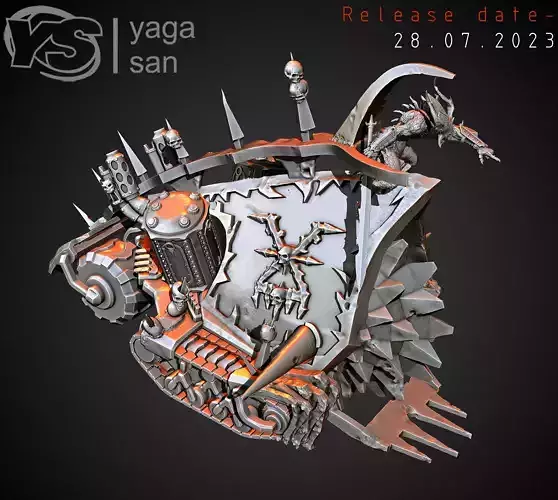 BLOOD GRINDER 3D print model BLOOD GRINDER 3D print model