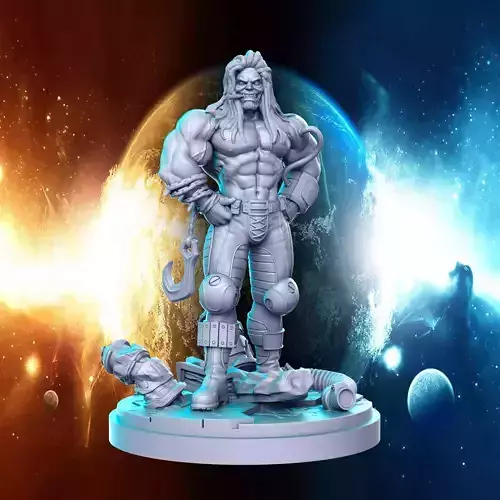 Lobo Marvel Super Hero 32mm Pre-supported