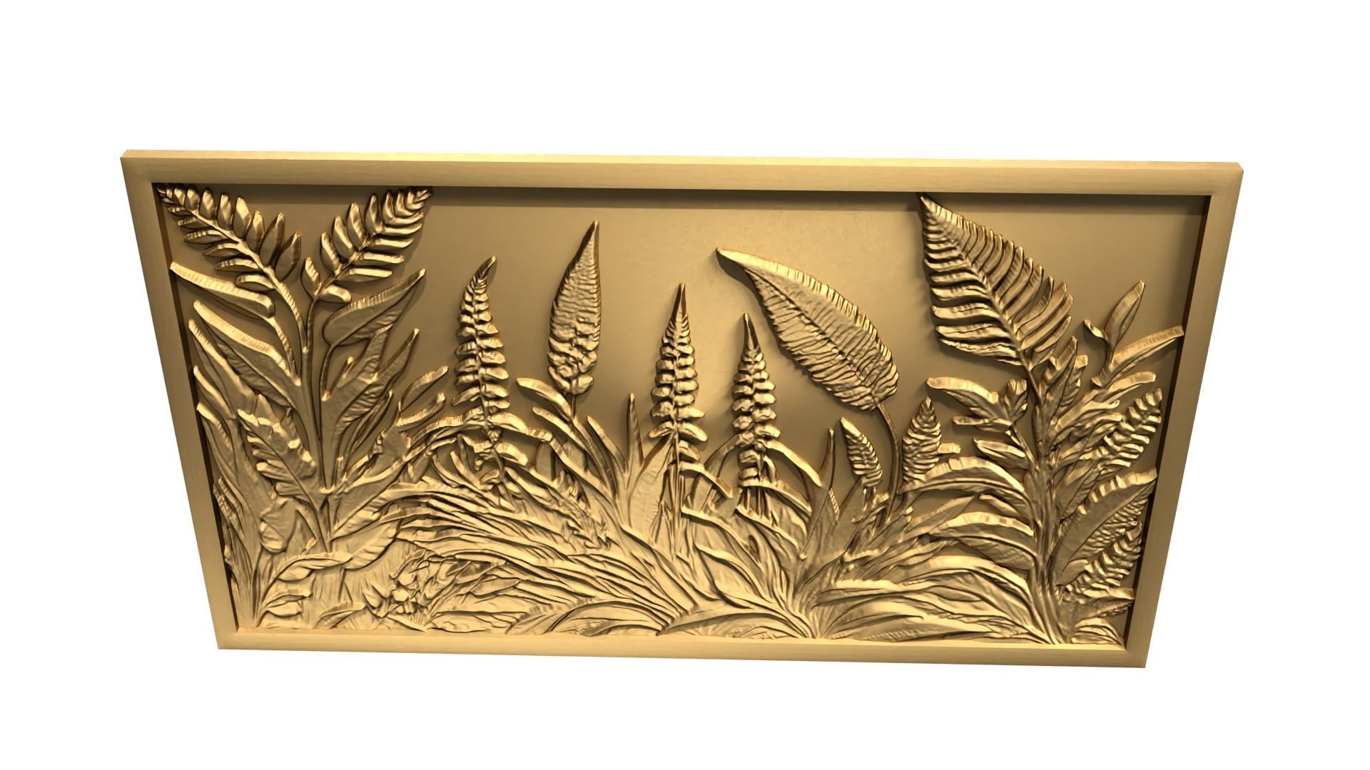Modern Wall Panel Relief for CNC and 3D Printing 10 3D print model_2