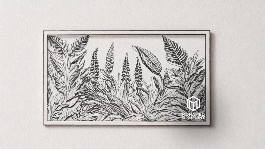 Modern Wall Panel Relief for CNC and 3D Printing 10 3D print model_4