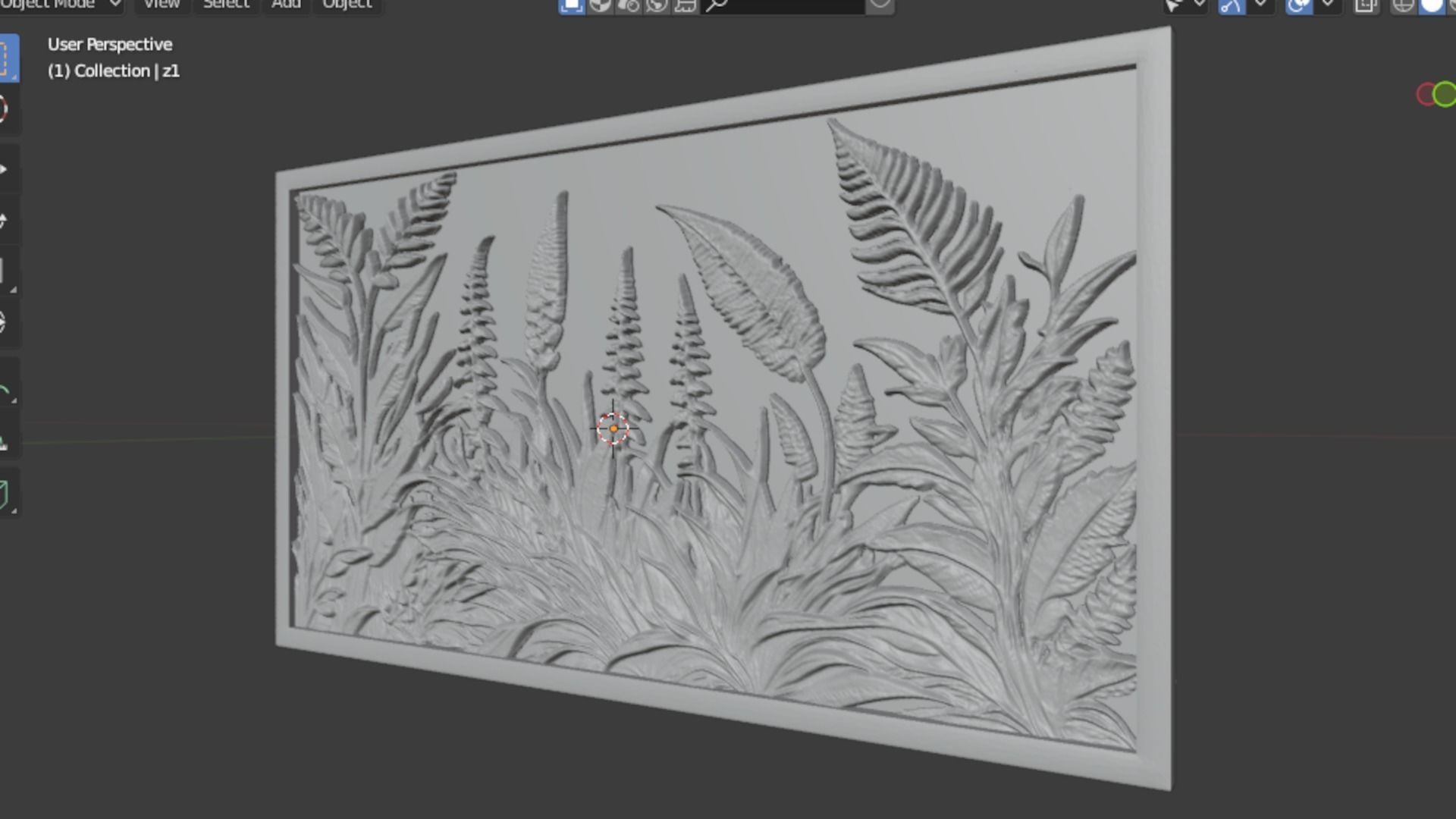 Modern Wall Panel Relief for CNC and 3D Printing 10 3D print model_7