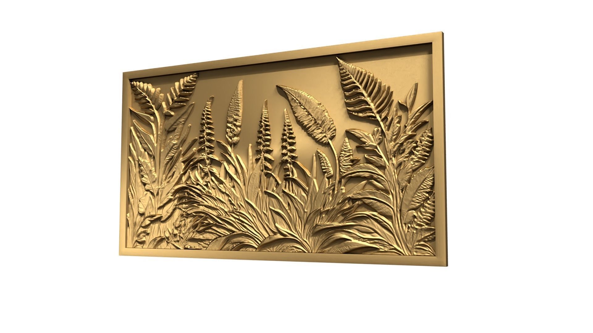 Modern Wall Panel Relief for CNC and 3D Printing 10 3D print model_6
