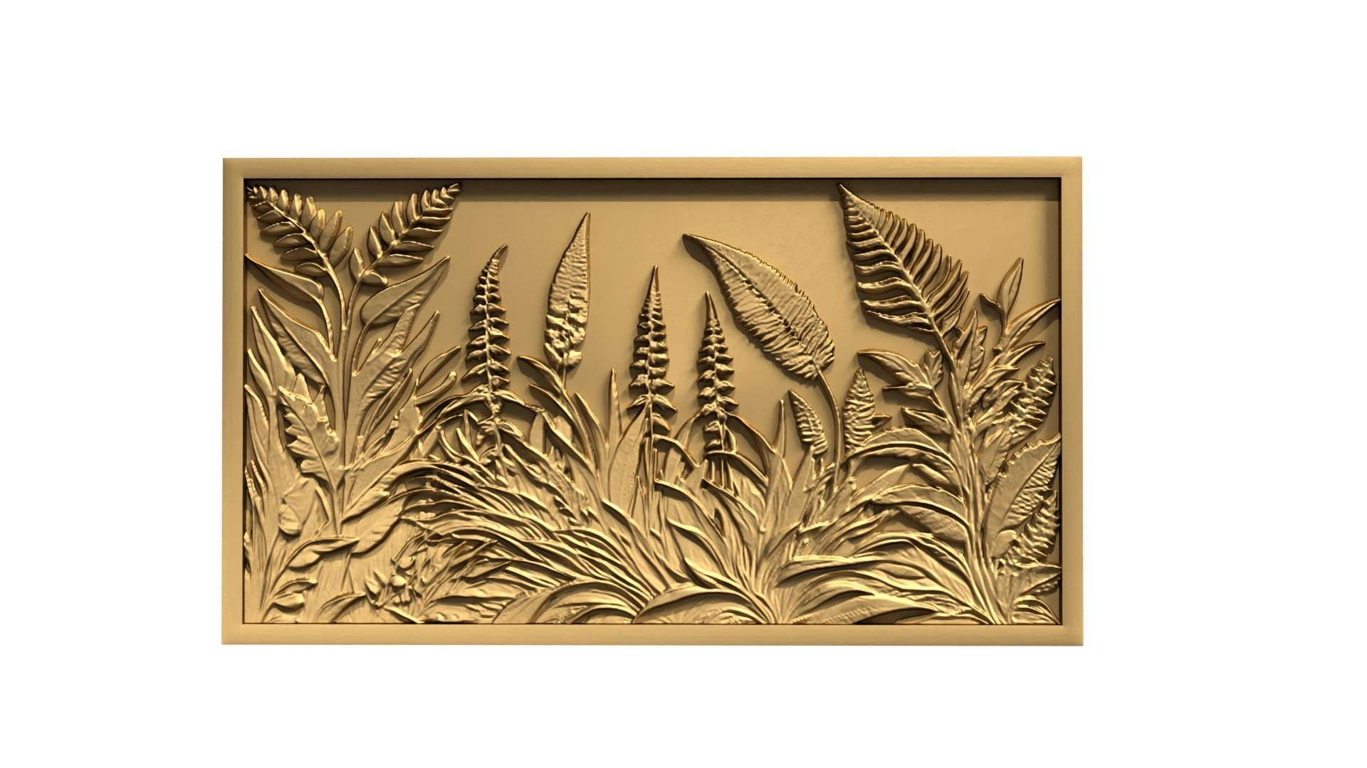 Modern Wall Panel Relief for CNC and 3D Printing 10 3D print model_1
