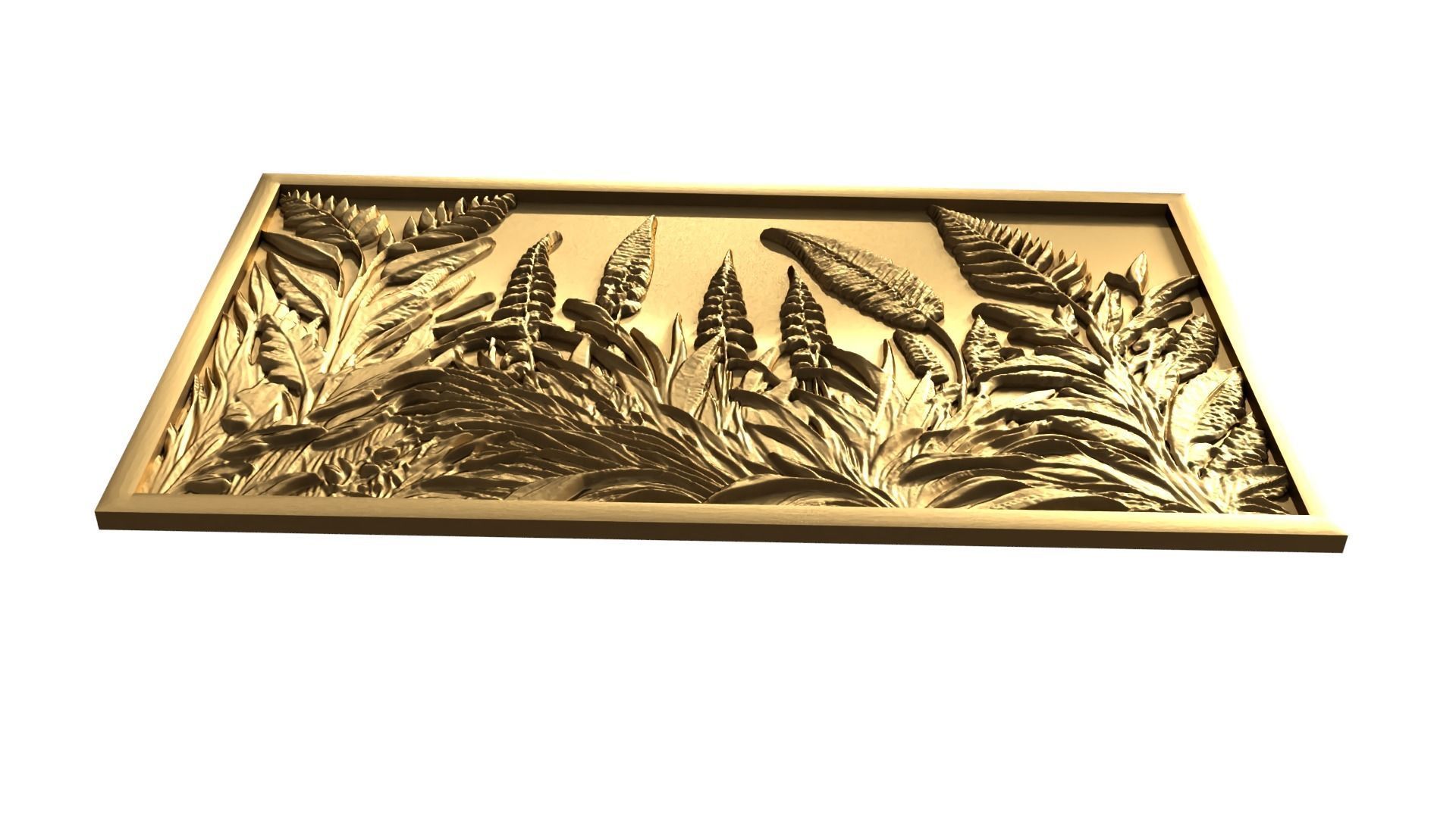 Modern Wall Panel Relief for CNC and 3D Printing 10 3D print model_5