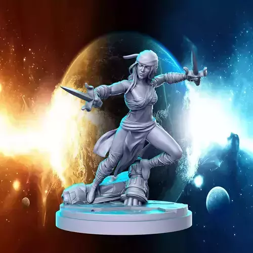 Elektra Marvel Super Hero 32mm Pre-supported