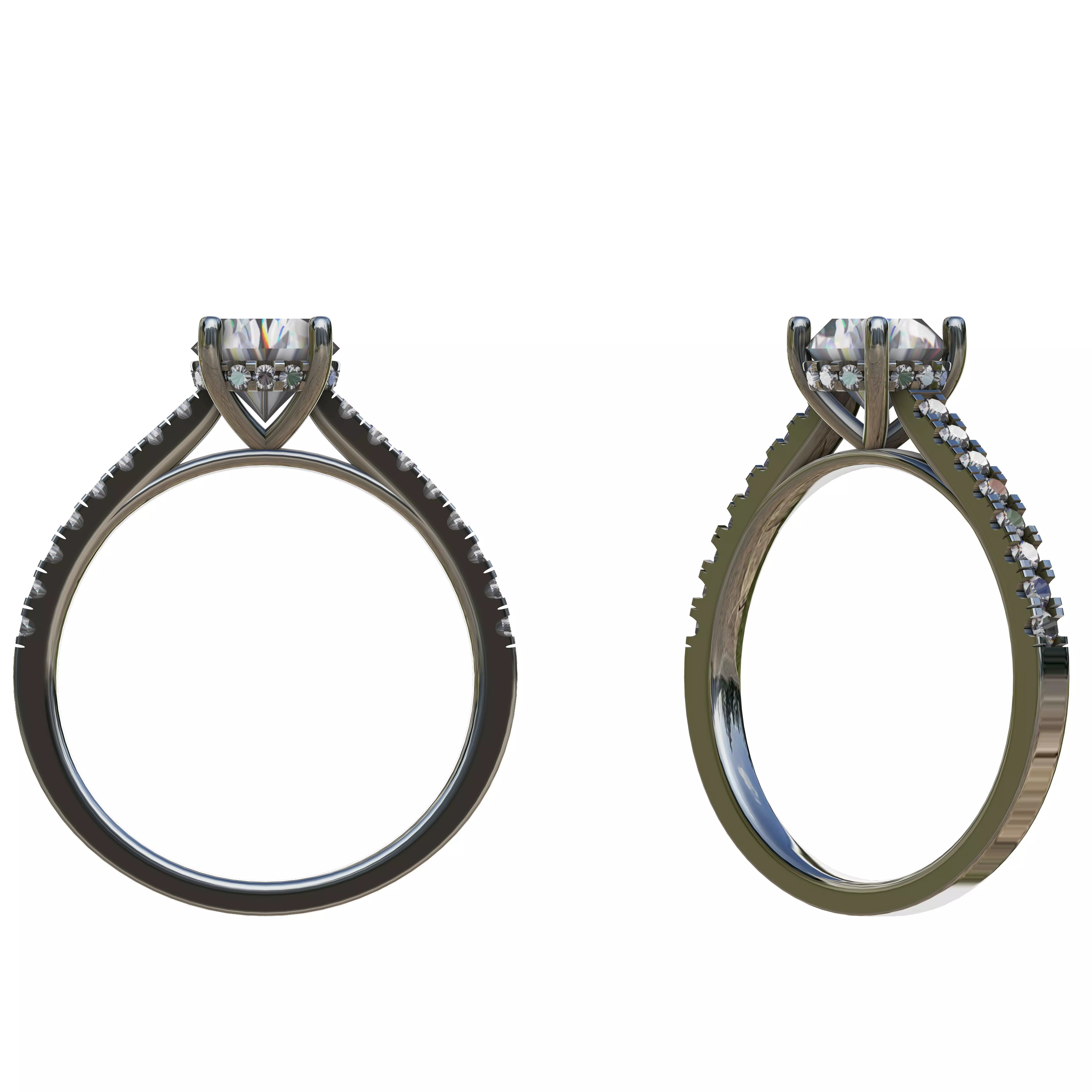 Ladies Ring Free 3D model