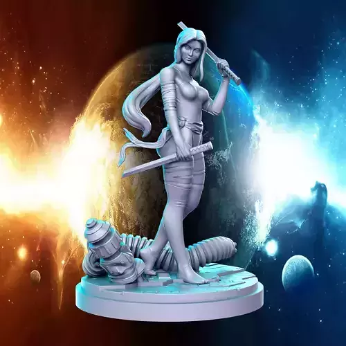 Psylocke Marvel Super Hero 32mm Pre-supported