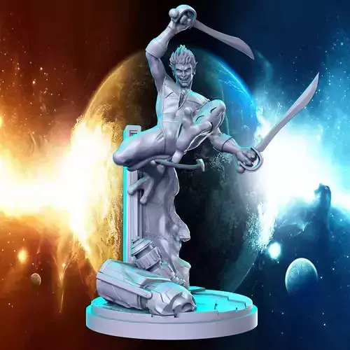 Nightcrawler Marvel Super Hero 32mm Pre-supported 3D print model
