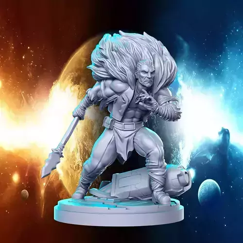 Kraven Marvel Super Hero 32mm Pre-supported 3D print model