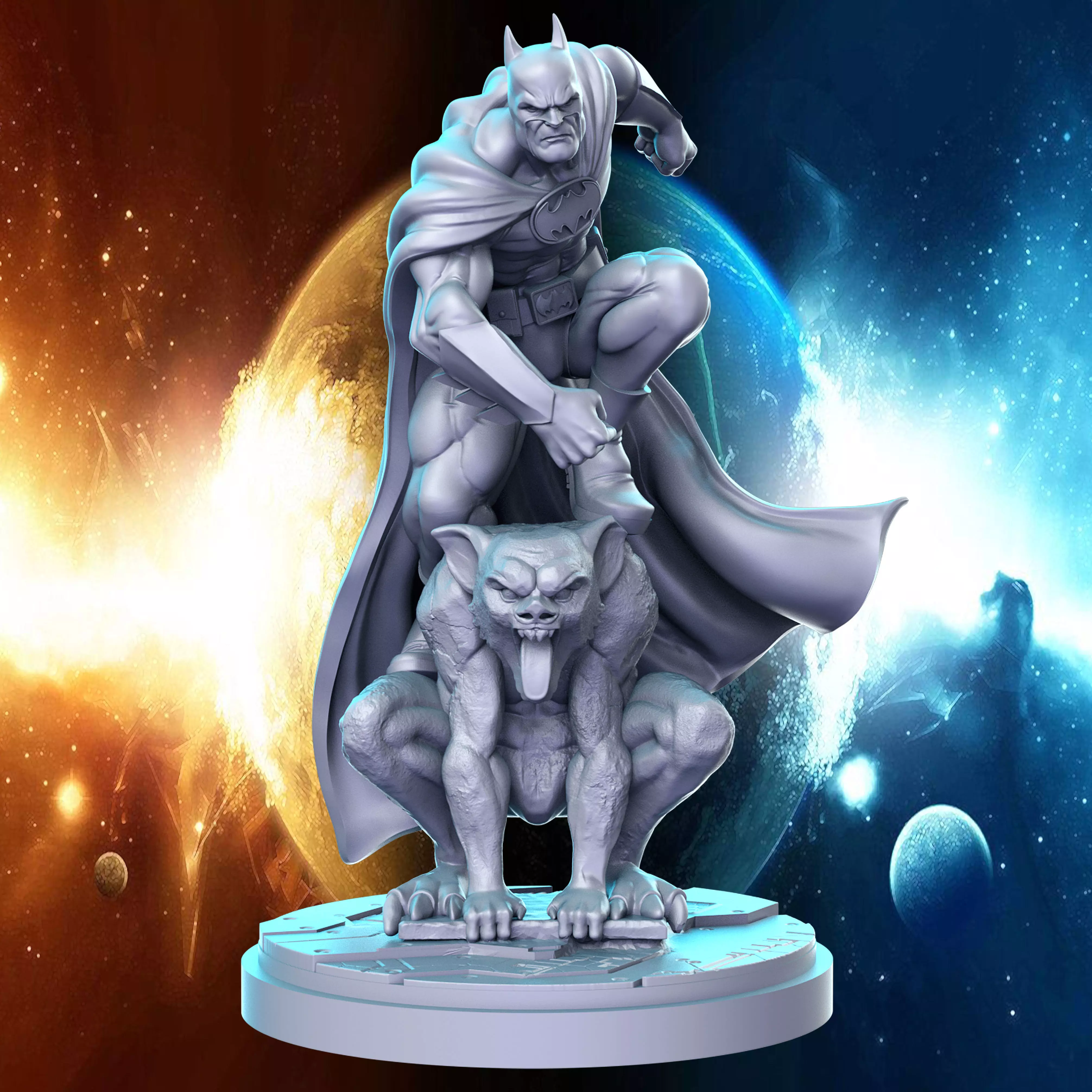 Batman DC comics Super Hero 32mm Pre-supported 3D print model_0