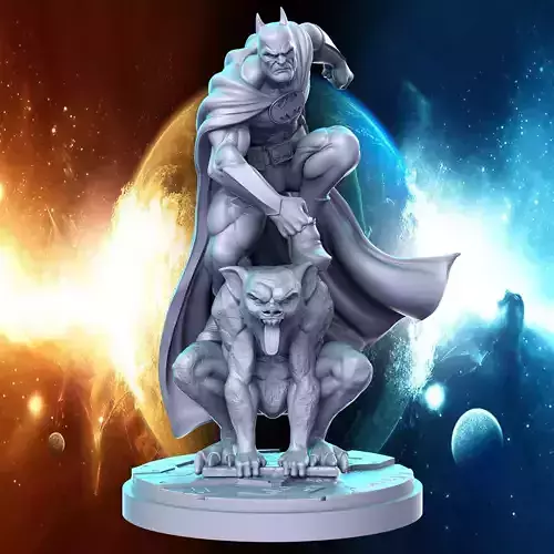 Batman DC comics Super Hero 32mm Pre-supported