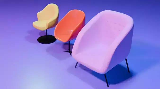 3d for furniture designs chairs