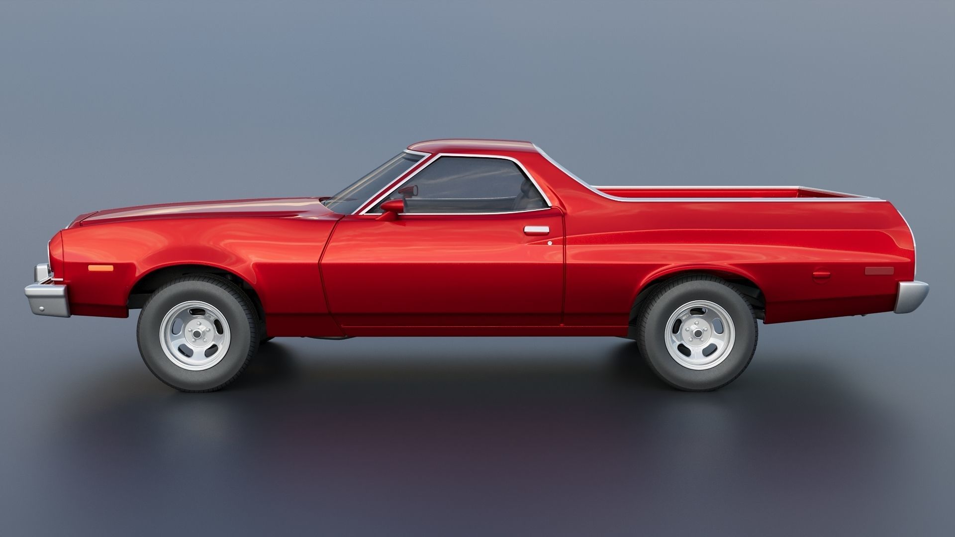 Ranchero 1974 3D print model_3