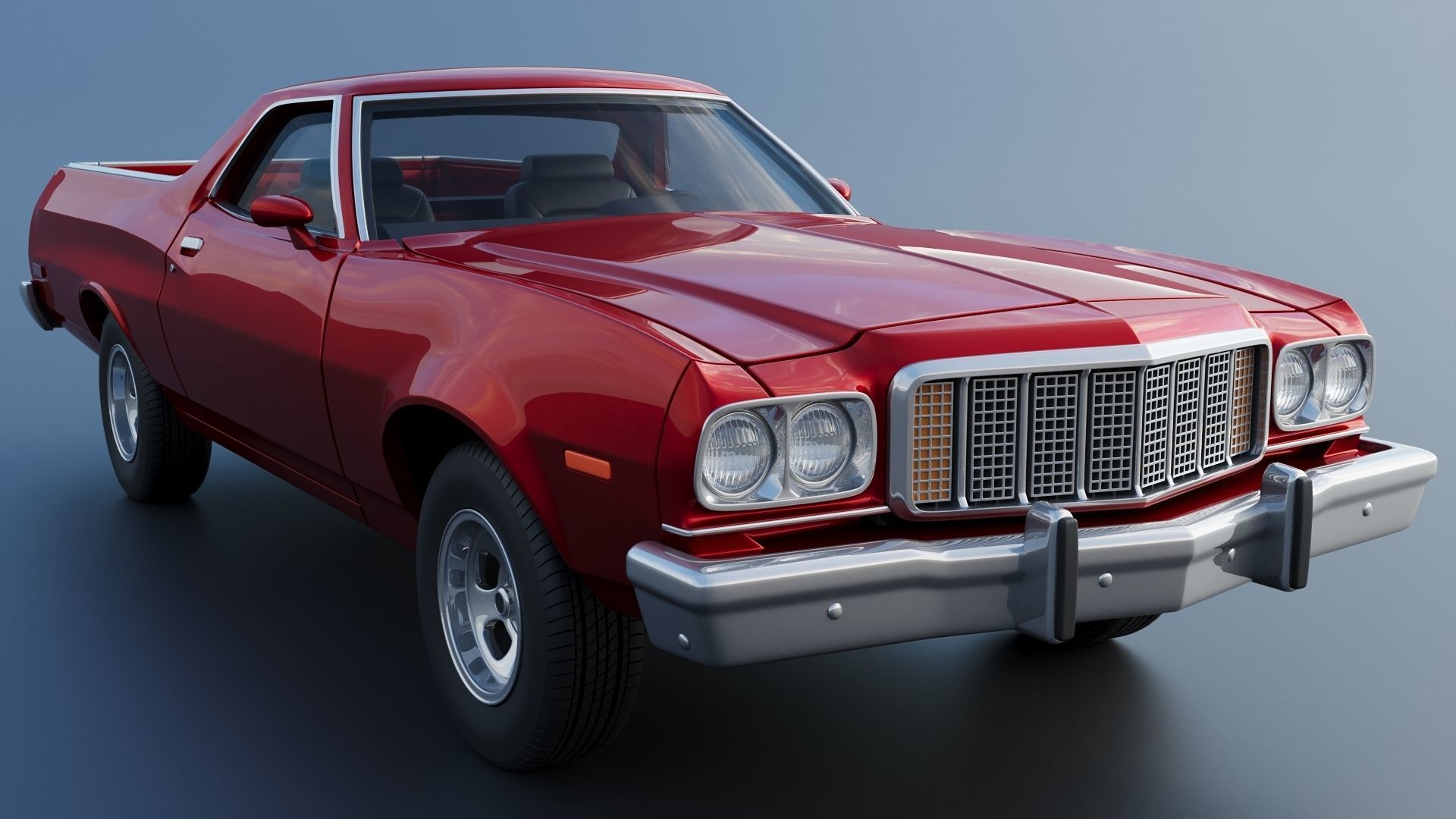 Ranchero 1974 3D print model_11