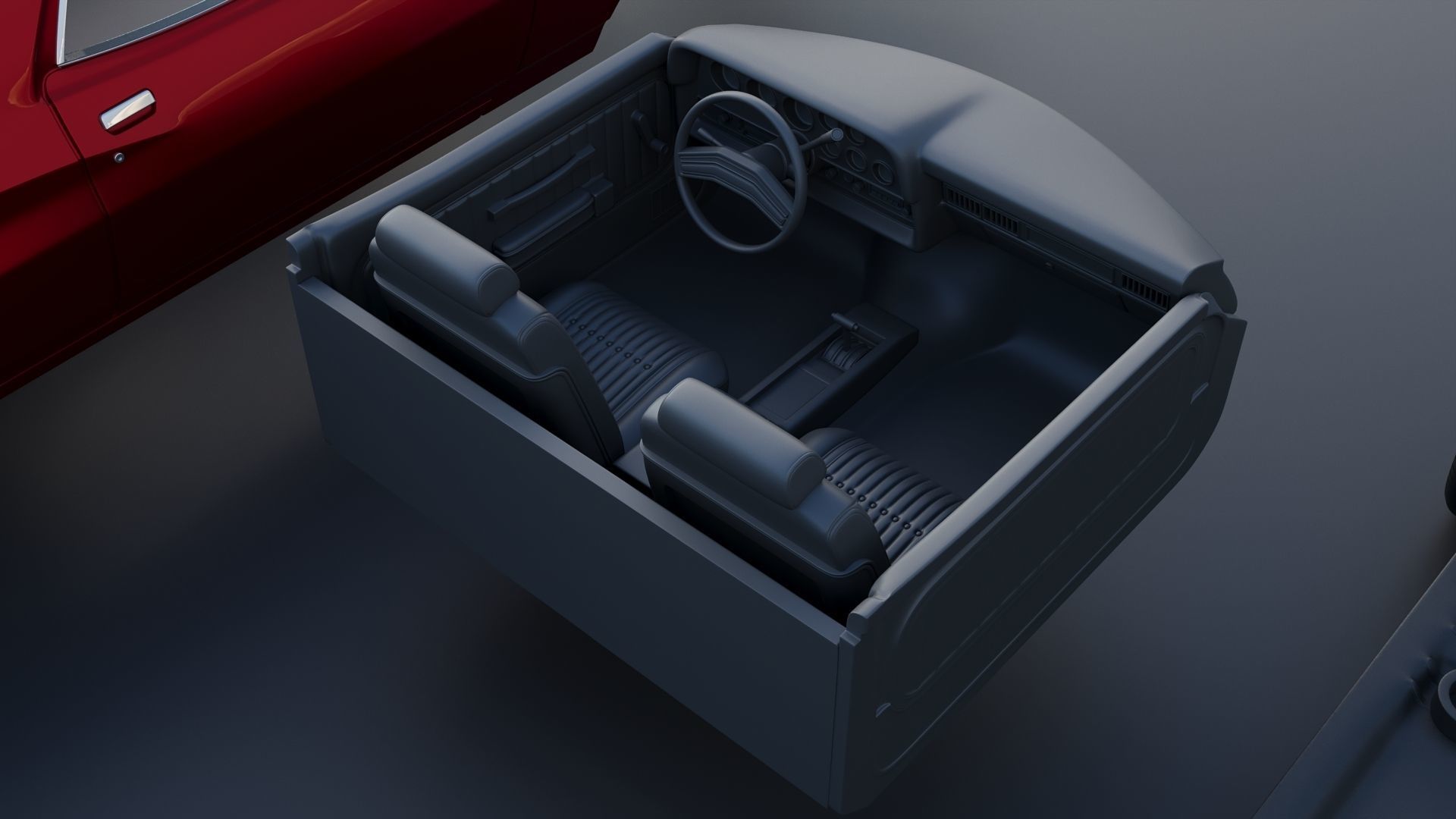 Ranchero 1974 3D print model_24