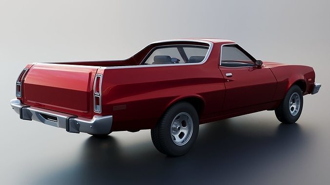 Ranchero 1974 3D print model 7