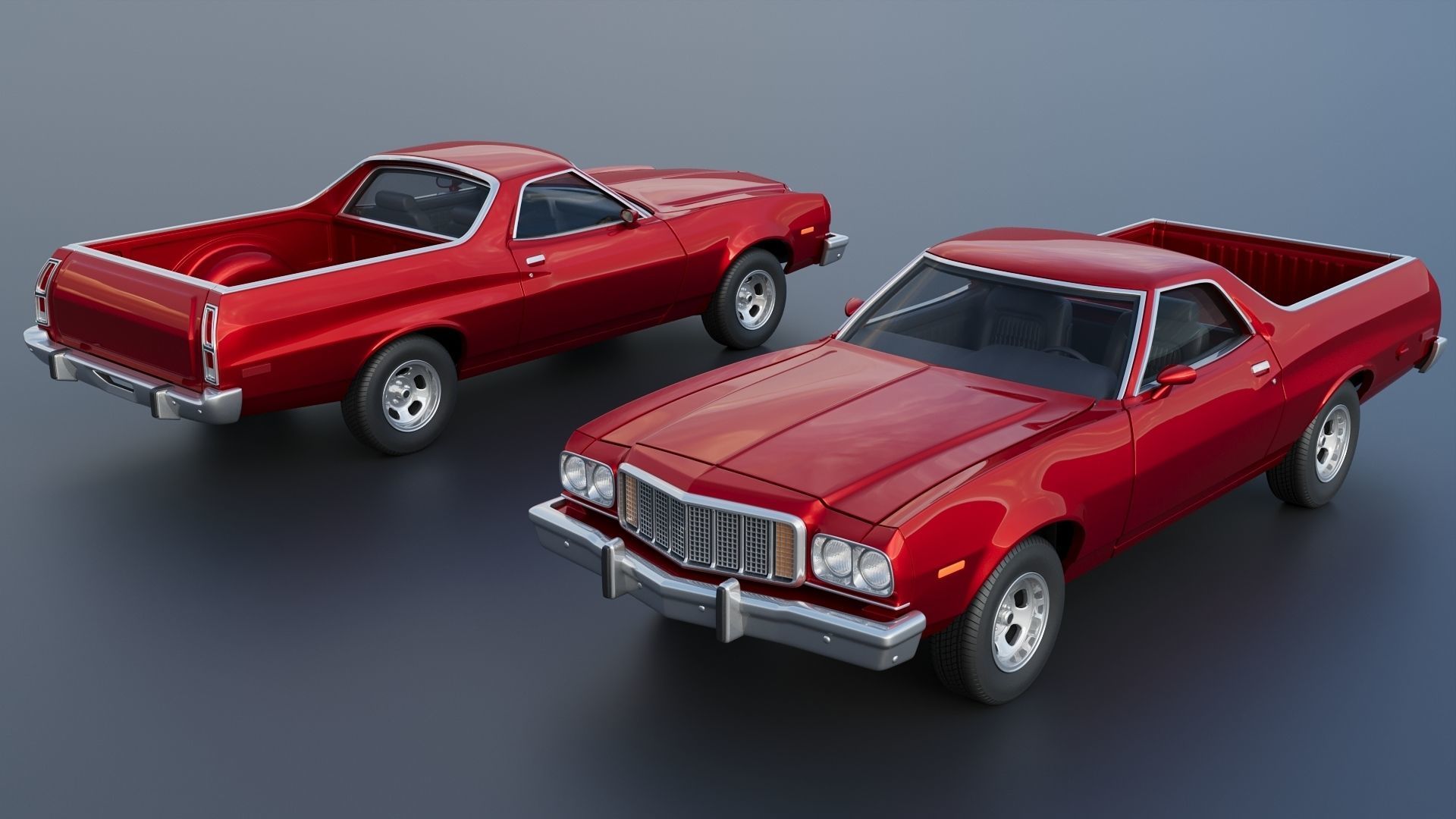Ranchero 1974 3D print model_1