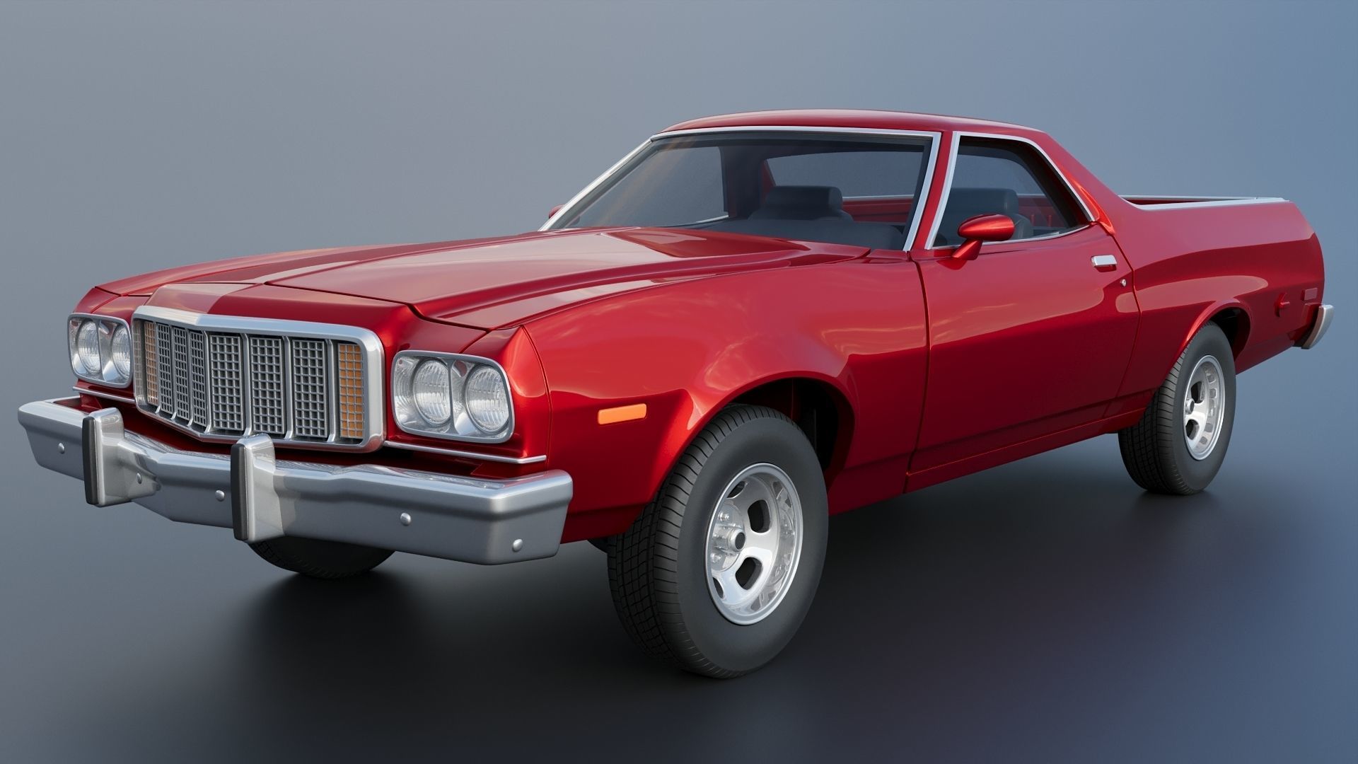 Ranchero 1974 3D print model_2