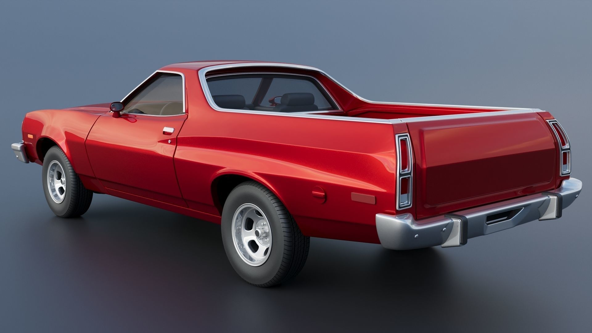 Ranchero 1974 3D print model_4
