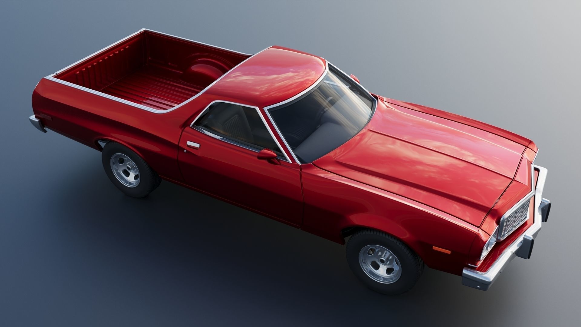 Ranchero 1974 3D print model_12