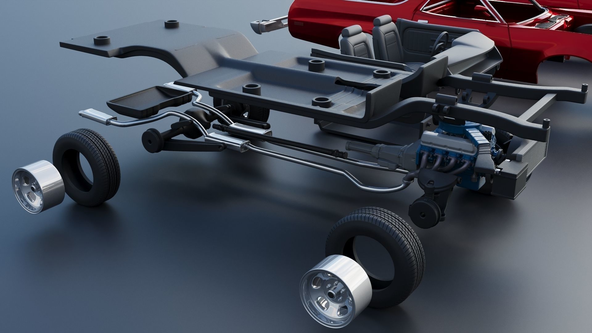Ranchero 1974 3D print model_27