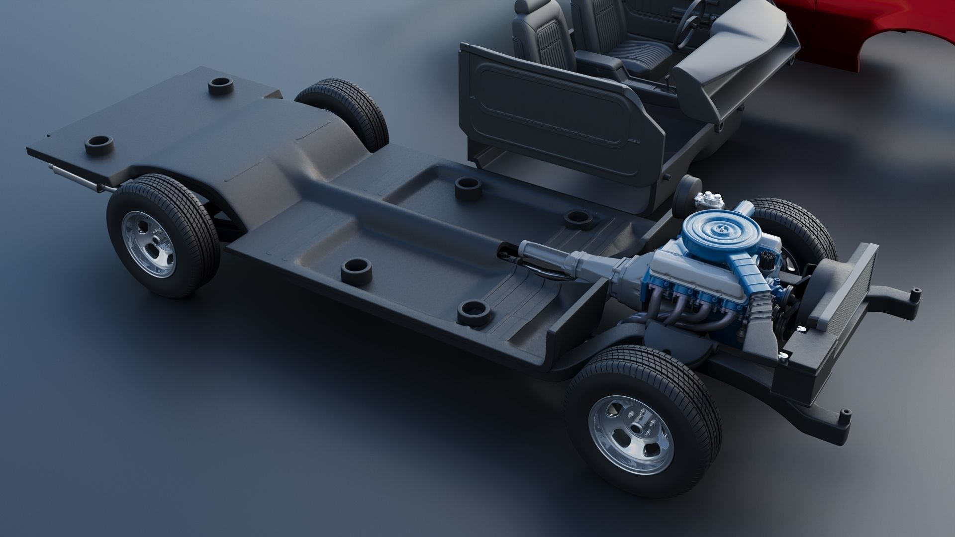 Ranchero 1974 3D print model_26