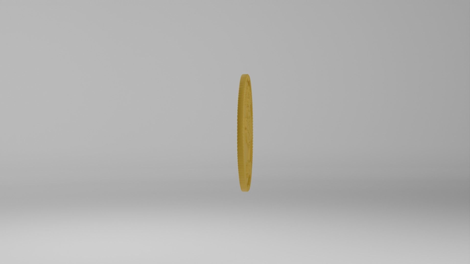 Coin 500 IDR 3D model_6