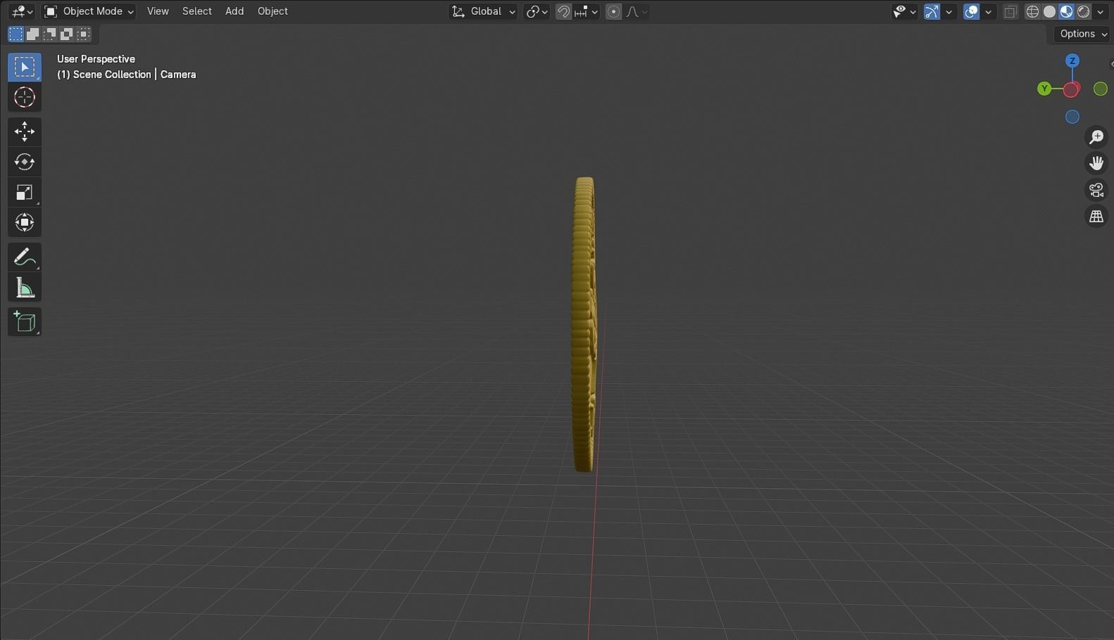 Coin 500 IDR 3D model_26