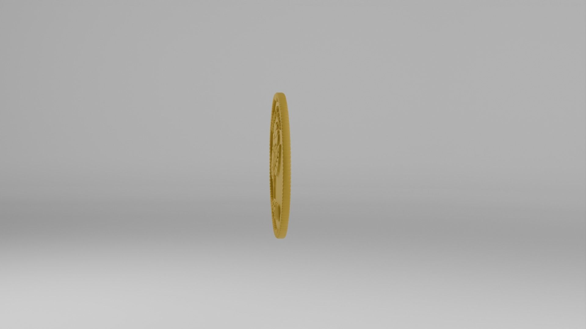 Coin 500 IDR 3D model_19