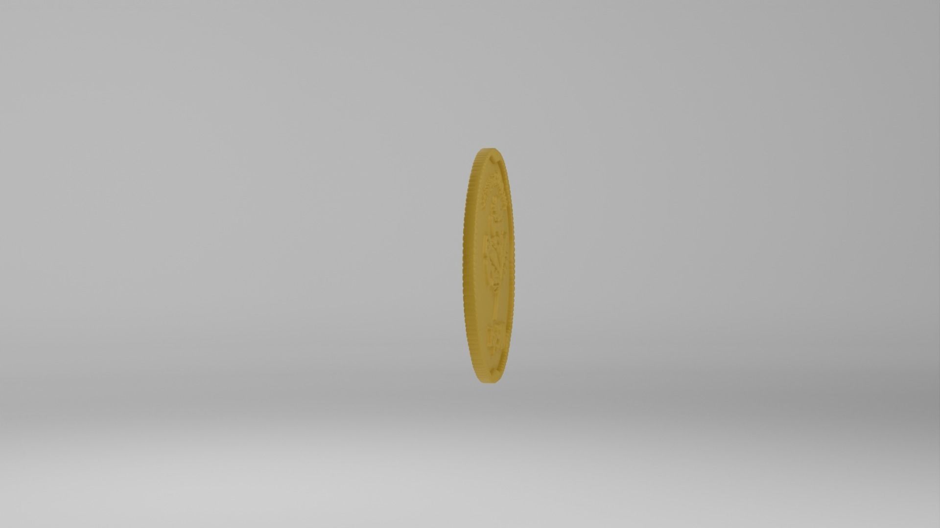 Coin 500 IDR 3D model_5