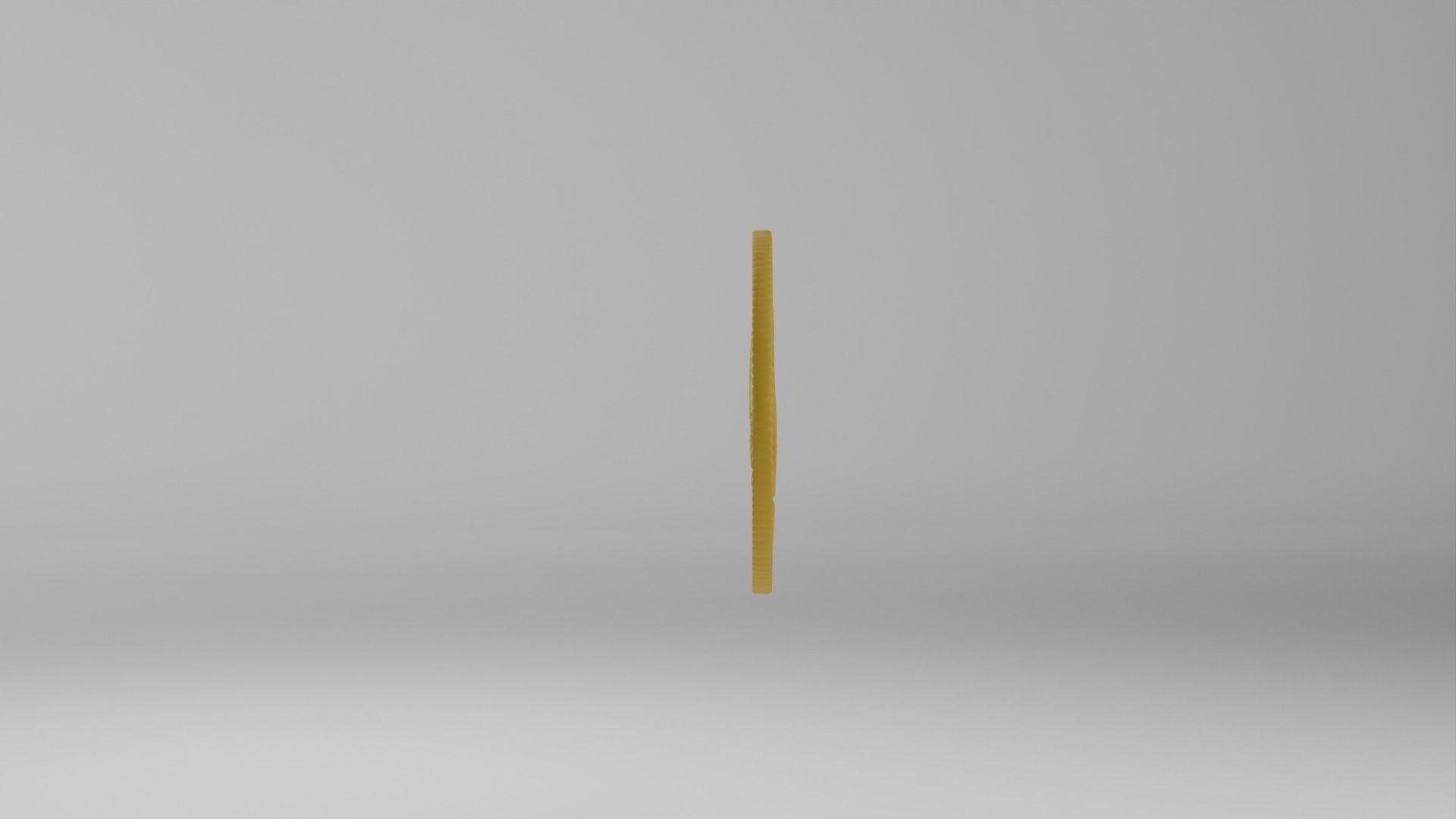 Coin 500 IDR 3D model_7